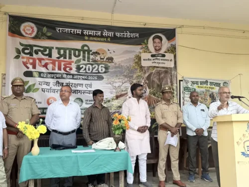 Rajaram Sewa Foundation vany prani saptah 5